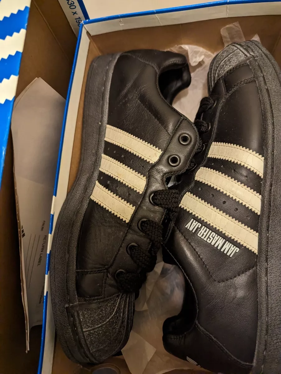 2003 ADIDAS SUPERSTAR ULTRASTAR JMJ JAM MASTER JAY RUN DMC BLACK WHITE  678653 14