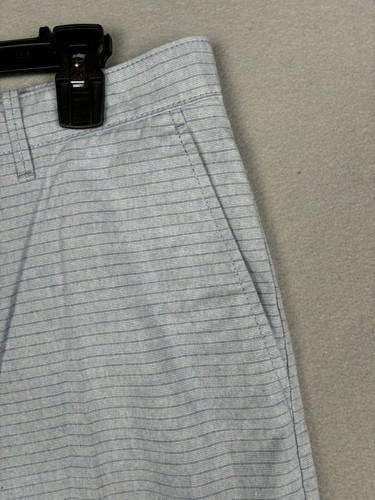 Penguin Men’s Shorts 32 Blue Stripe Chino 3223 - Picture 7 of 13