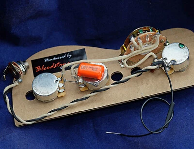 LEFT HAND Ready Built Fender USA Strat /Stratocaster Wiring Upgrade/Loom/Harness