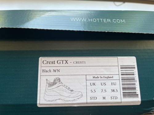 Hotter Crest GTX Gortex Waterproof Walking Hiking Boots Size 5.5 EU 38.5 - Picture 10 of 11