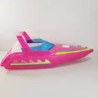 Vtg Barbie Speed Boat Vehicle Hot Pink American Plastic Toys Doll Accessory