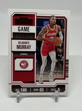 2023-24 Panini Contenders Dejounte Murray #57 Red Game Ticket