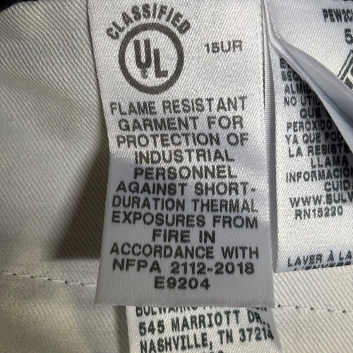 Bulwark Excel FR Fire Resistant Work Pants - CAT 2 | 2112 - Size 50x33 Charcoal - Picture 6 of 10