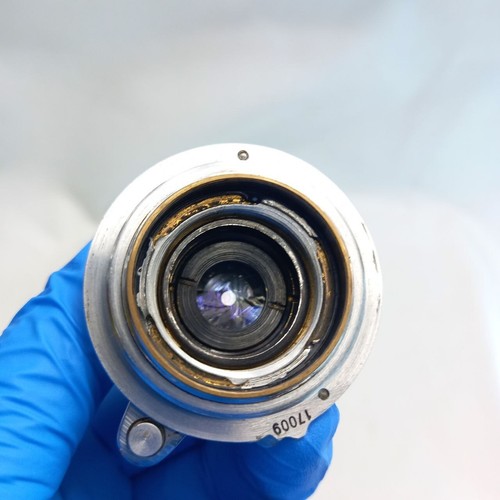 KMZ Industar 22 f/3.5 50mm Collapsible Lens Red P USSR Leica L39 M39 #17009 - Picture 16 of 21