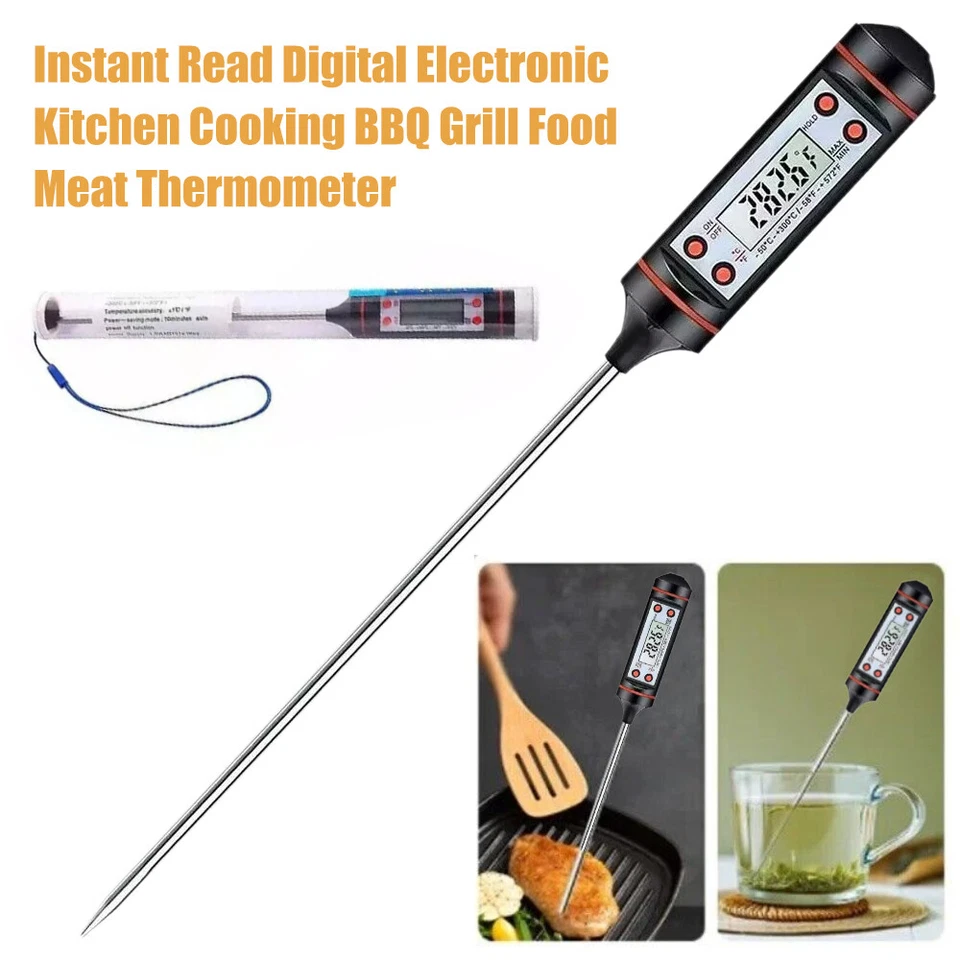 Digital Thermometer BBQ Ofen Fleisch Grill Fleischthermometer Grillthermometer - Bild 4 von 4