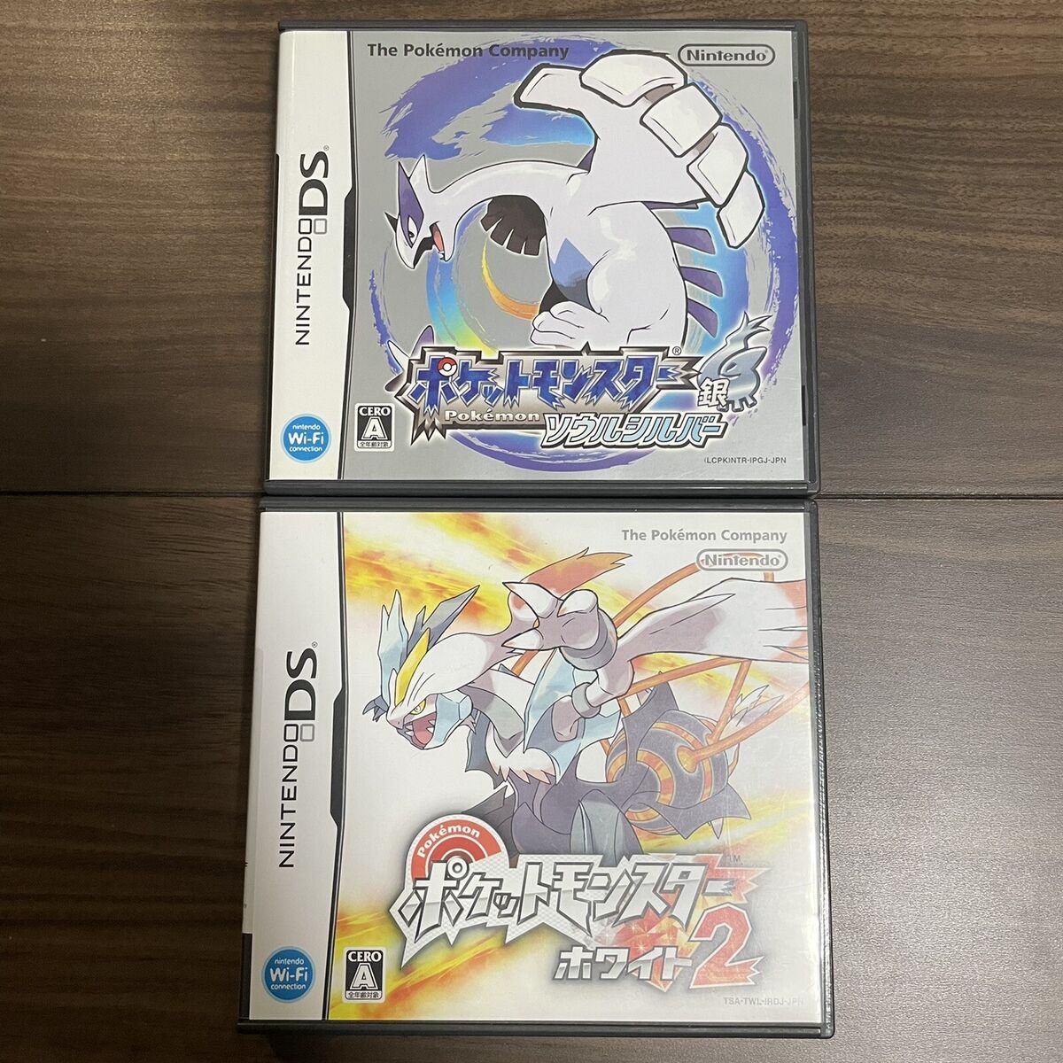 Nintendo DS Pokemon White 2 & Black 2 game set Japan NDS