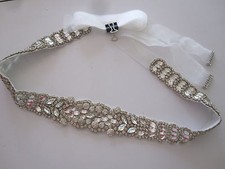 Wedding Dress Glass Diamond Studded Belt