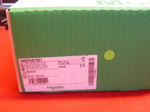 140CPU67261 Brand NEW SEALED! Modicon CPU 140-CPU-672-61 FULL 1 YR WARRANTY - Picture 2 of 4