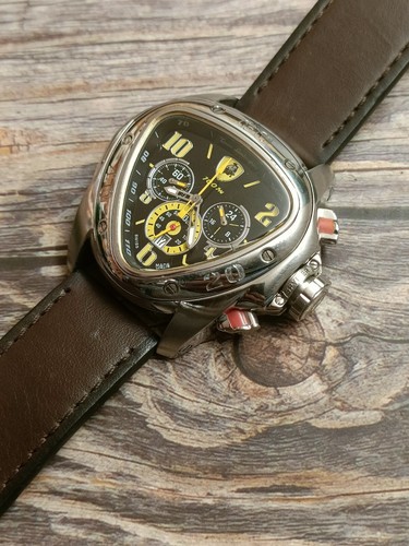 AUTHENTIC TONINO LAMBORGHINI SWISS CHRONOGRAPH MEN'S MINT SAPPHIRE VINTAGE WATCH - Picture 13 of 24