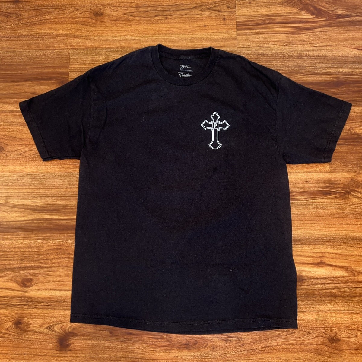 Primitive x 2Pac Tupac T Shirt Mens Size XL Black Rap Street Wear