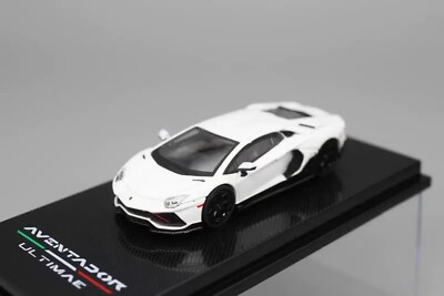 HF 1/64 Lamborghini Aventador LP780-4 Ultimae White Diecast