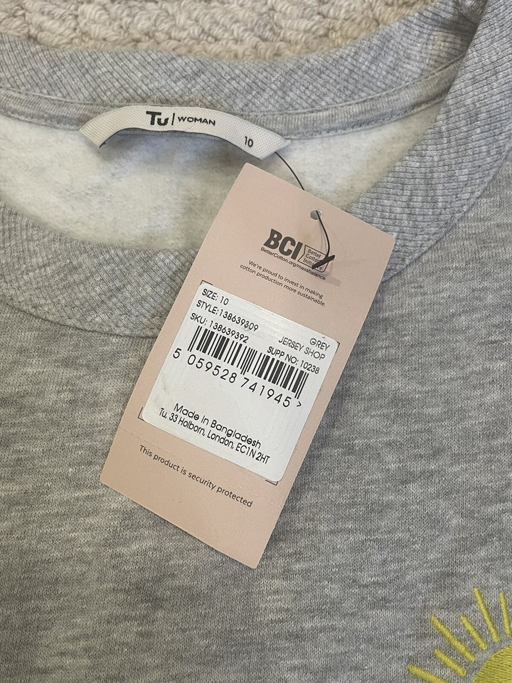 Brand New With Tags ‘You Are My Sunshine’ Grey Jumper. Size 10 eBay