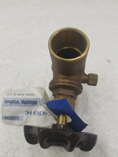Matco Norca 202C04 3/4" Stop And Waste Valve Solder Ends ( C X C ) - Picture 3 of 12
