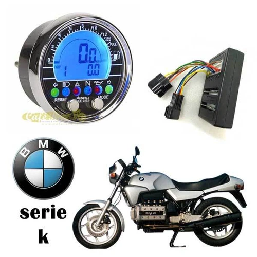 Odometer Tachometer Chrome-Plated ECU for BMW K75 K100 Bars Graphic