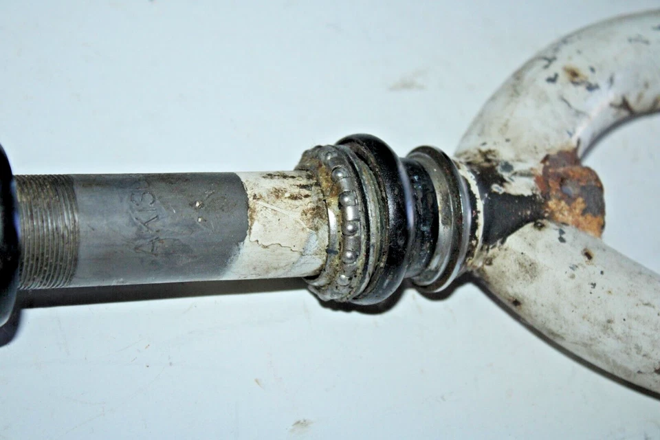 Vintage GT Rigid MTB Bike Fork 26" 1" Threaded 140mm WHT Steel Canti USA Shipper - Image 4 of 4