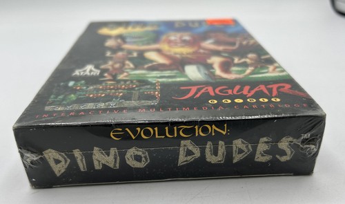 Evolution: Dino Dudes (Atari Jaguar, 1994) Authentic Factory Sealed VG Condition - Picture 5 of 7