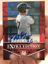 012 PANINI ELITE Patrick Kivlehan hand signed Rookie card JAYS Mariners prospect