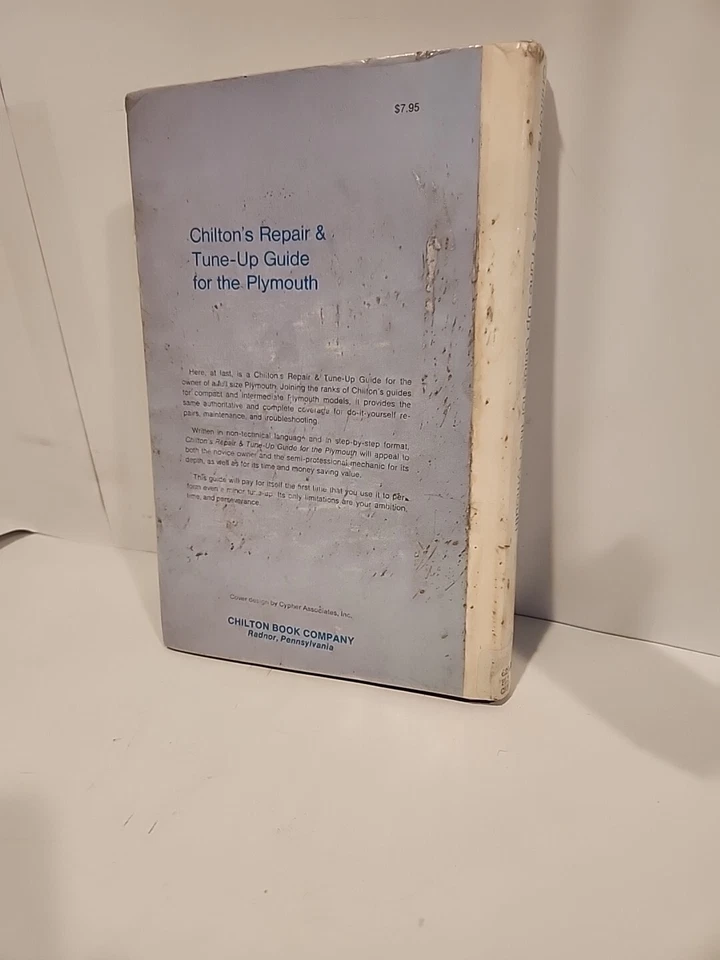 Chilton's Plymouth Repair & Tune-up Guide 1968-75 - Image 3 of 4