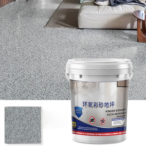 High-Gloss Marble Effect Epoxy Floor Coating Floor Paint Garage Floor Paint 500g - Picture 5 of 17