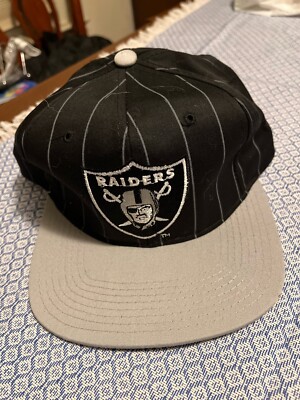 Vintage DS Los Angeles Raiders Snapback Hat Starter Pinstripe