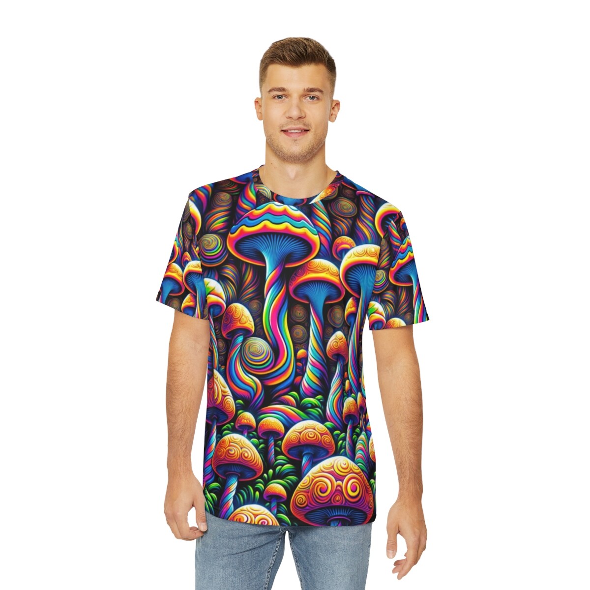 Tシャツ・カットソー [Lovemushroom] Wave Mushroom T-shirt 7949570893259092837_2048.jpg?v