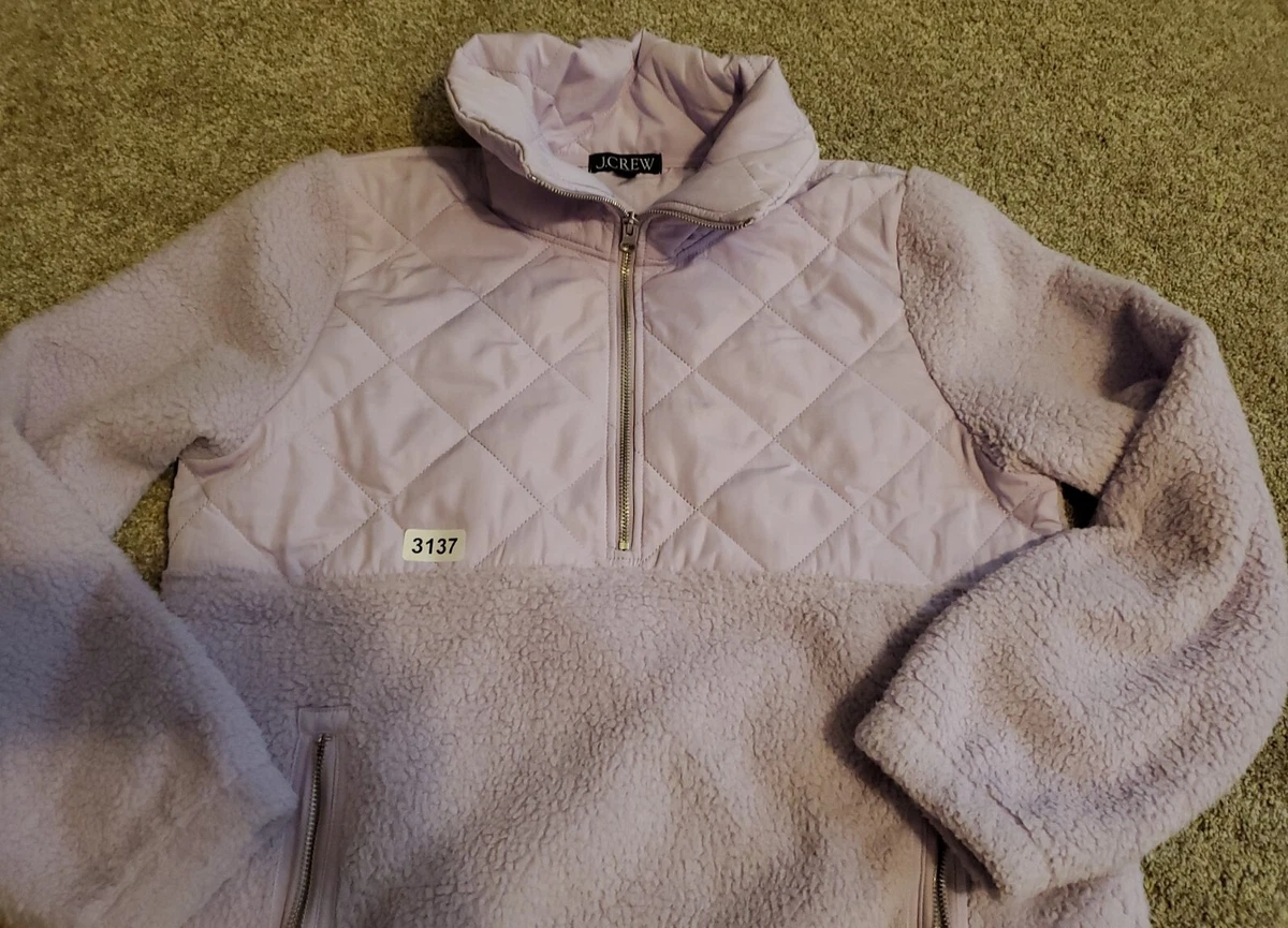 J crew hotsell sherpa pullover