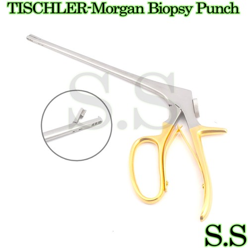Tischler Morgan Biopsy Forceps 3mmx7mm Bite with Gold Handle OB-GYN ...
