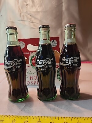 3 Vintage Unopened Holiday Coca-Cola Bottles With Case | eBay