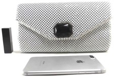 Women Metal Mesh Evening Handbag Clutch New USA Stock