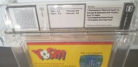 Yoshi Nintendo NES 7.5 WATA Super Mario Dinosaurio Puzzle Juego