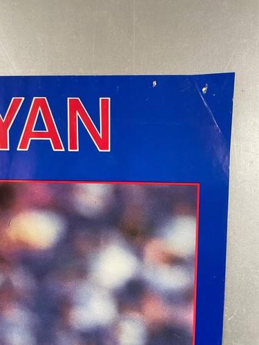 Nolan Ryan Starline Poster 1989 Texas Rangers MLB Vintage 34" x 22" - Picture 6 of 12