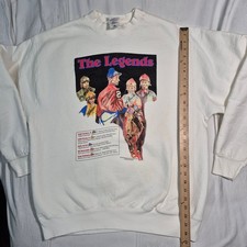 VTG 89 SWEATSHIRT HORSE RACE JOCKEY 