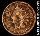 1862 Indian Head Cent- Semi Key Better Date No Reserve #J1736