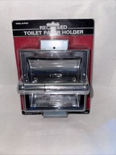 ARISTA Recessed Toilet Paper Holder  Mounting Plate Satin Nickel