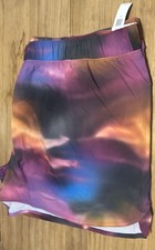 Women  s 4x Stretch tech Shorts Multi Print From Old Navy