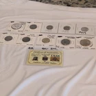US Coin Lot  Silver Half, dimes,  Buffalo Nickel, Gold Bar 1943 silver nickel