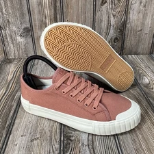 Taos Womens One Vision Clay Pink Canvas Shoes Sneakers Lace Up Casual Size 7 NEW