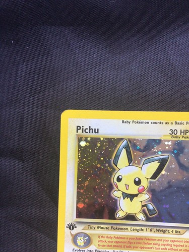 Pokemon Cards: Neo Genesis 1st Edition Rare Holo: Pichu 12/111 - Bild 3 von 11