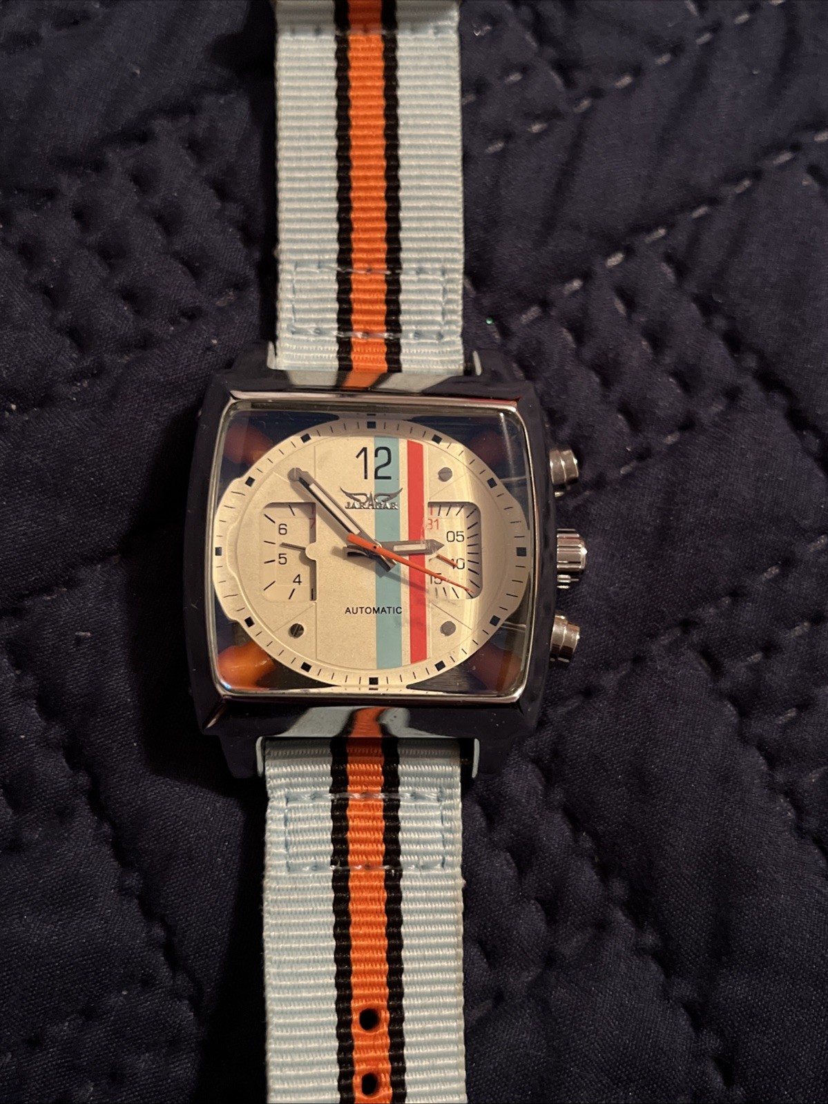 Monaco Racing-Steve McQueen Automatic Homage Watch - GrandPrix Strap