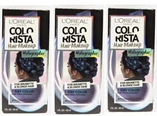 3 Pack Of L'Oreal Colorista One Day Holographic Wash Out #Moonstone800