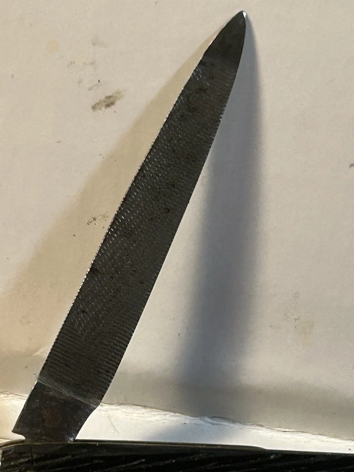 Navaja de Bolsillo Schrade Walden NY 2 Hojas Prilina Negra De Colección Casi Nueva Foto 4 de 4