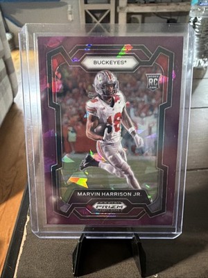 2024 Panini Prizm Draft Picks Marvin Harrison Jr. #104 PURPLE ICE Prizm /149 RC
