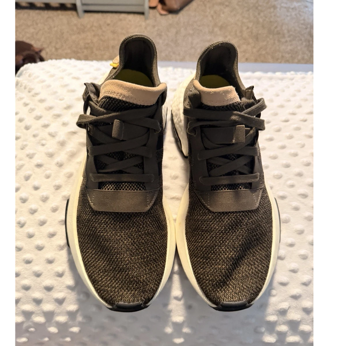 Adidas Pod-S3.1 Shoes Mens Size 8.5 Green Mesh Low Top Running Sneakers G54742 adidas Men main image 3
