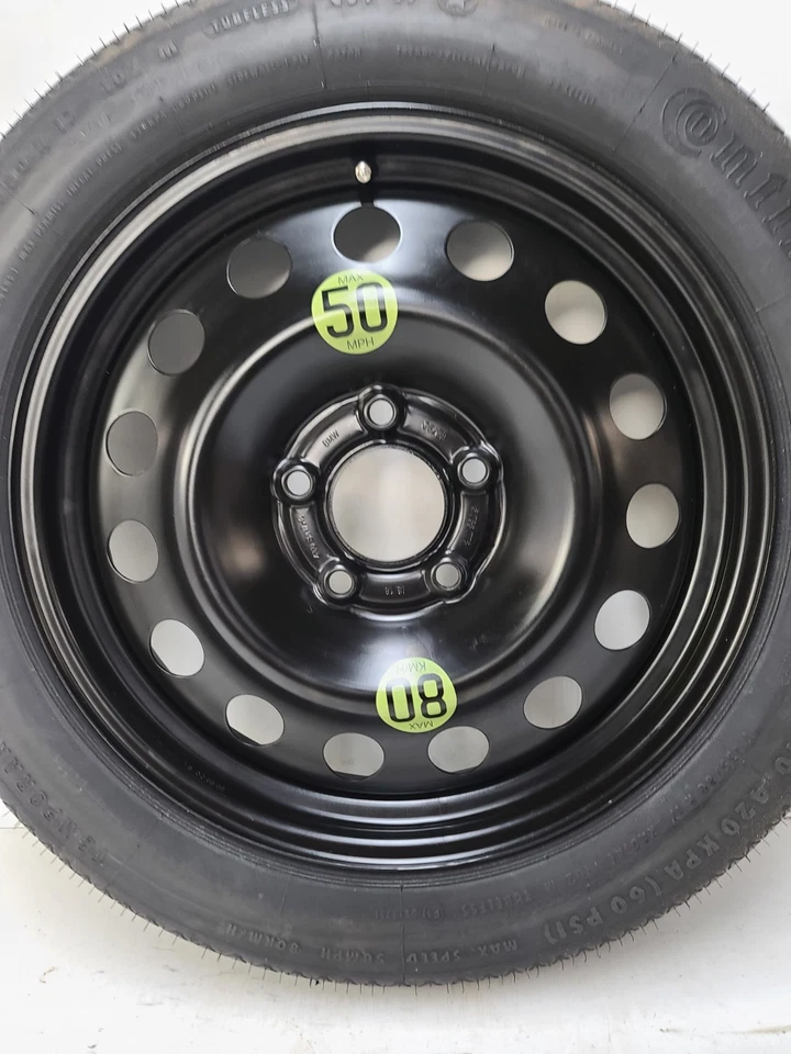 Spare Tire 17" Fits: 2011–2017 Mini Cooper Countryman Compact Donut - Image 2 of 4