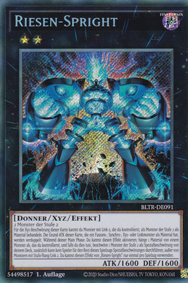 Riesen-Spright BLTR-DE091 Secret Rare Battles of Legend: Terminal Revenge
