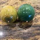 Italian Alabaster Marble Stone Fruit Lemon & Lime MCM Paperweights