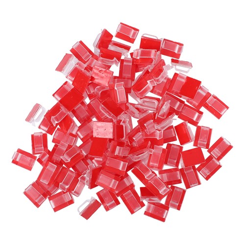 100 Pcs Drahtschnalle Desktop-Kabelhalter Desktop-Kabelmanagement-Clips - 第 11/12 張圖片