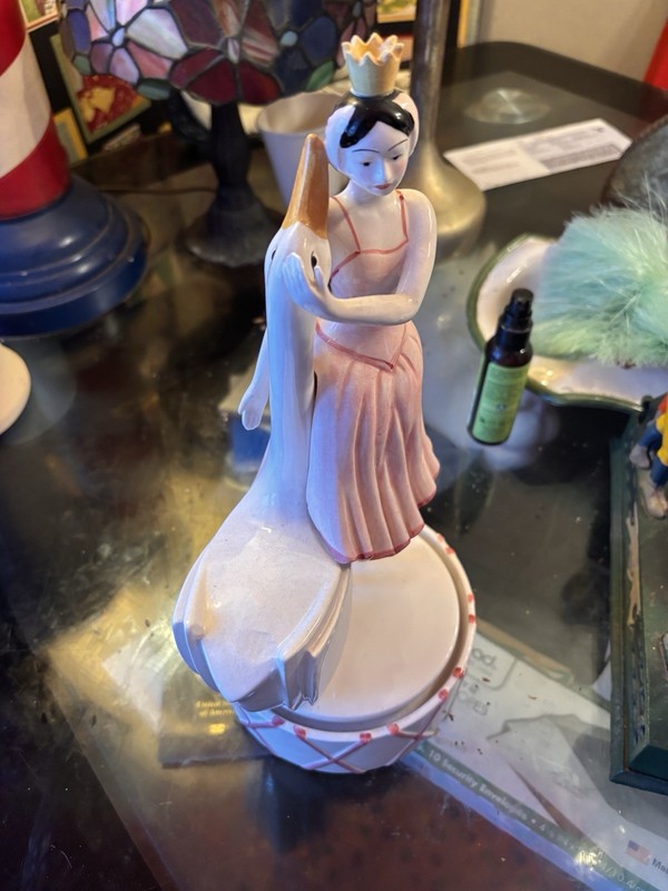 Porcelain Figurine GIRL THE DANCER