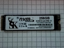 SK 256GB M.2 NVME SSD 2280 SK-900 pcie 3.0