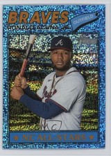2026 Heritage Chrome Light Blue Sparkle Refractor Ronald Acuna Jr Acuña #55 5f0